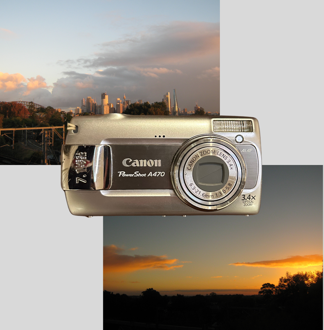 Silver Canon PowerShot A470 – Compact Digital Camera | Zoz Cameras