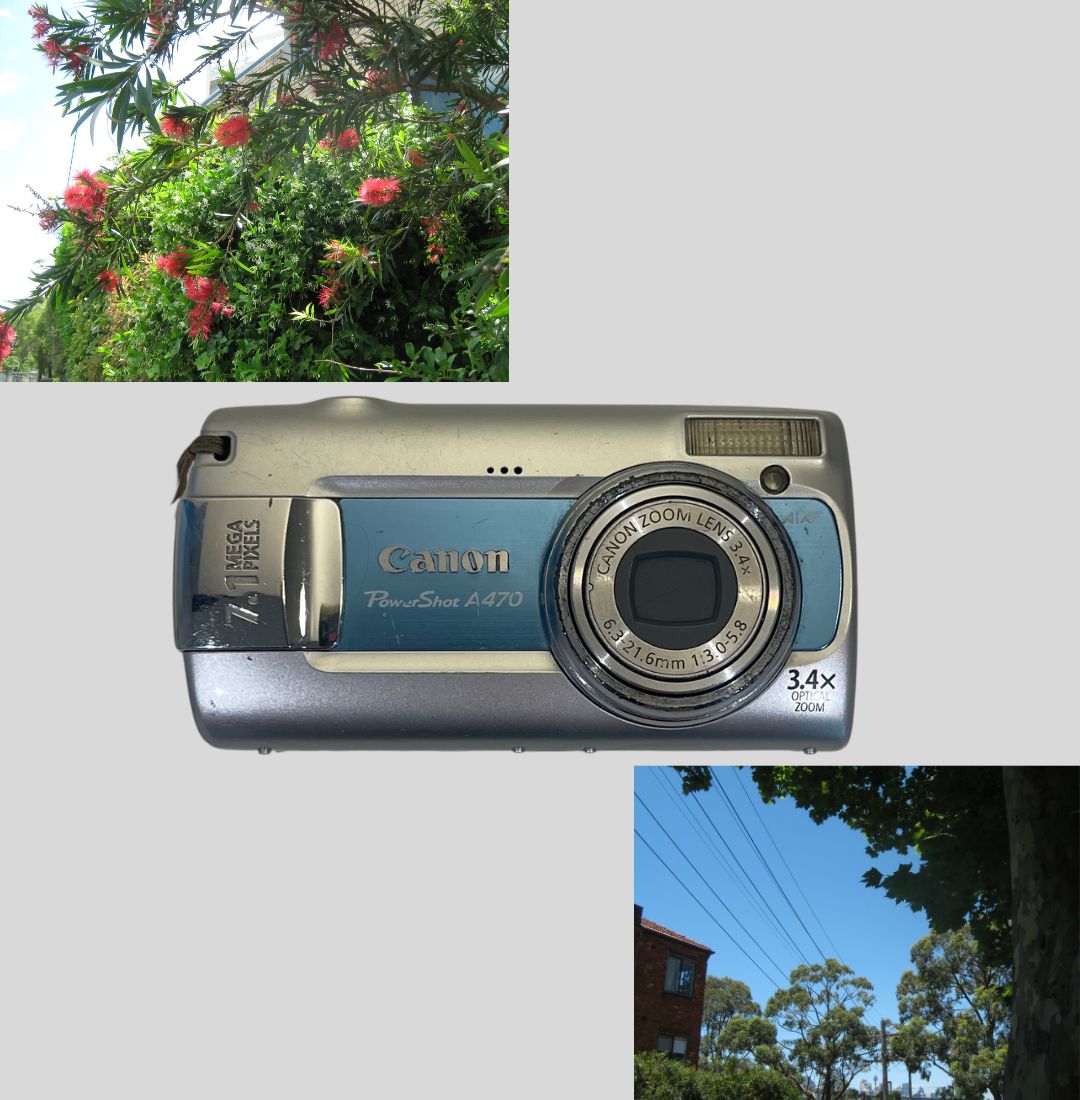 Canon PowerShot A470 – 7.1 megapixel and 3.4x optical zoom