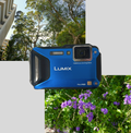 Blue Lumix DMC-FT6 digital camera