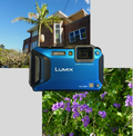 Blue Lumix DMC-FT6 digital camera