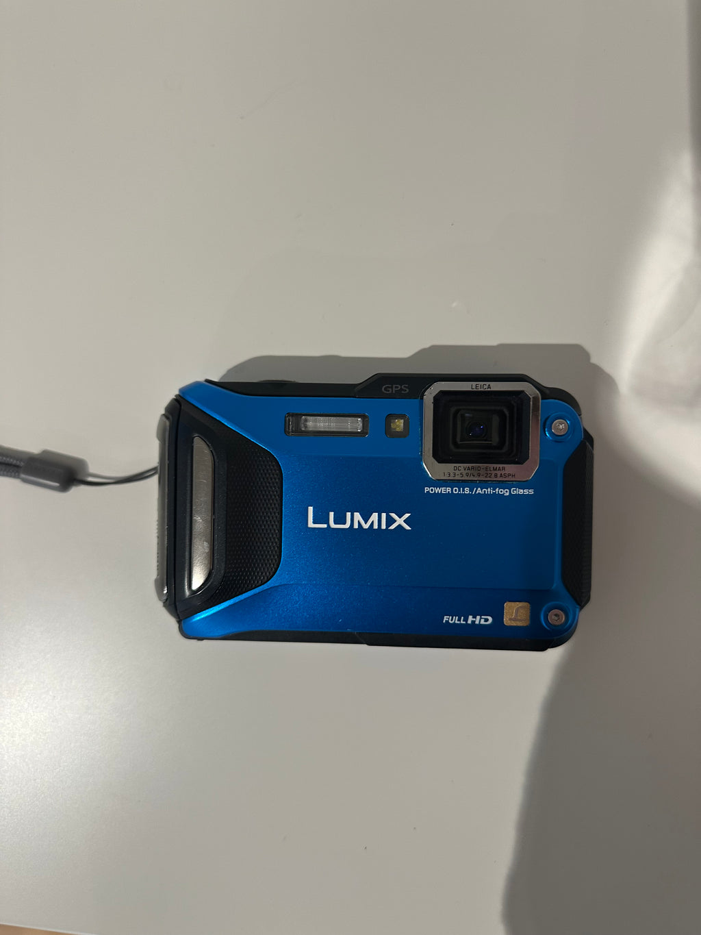 Blue Lumix DMC-FT6 digital camera