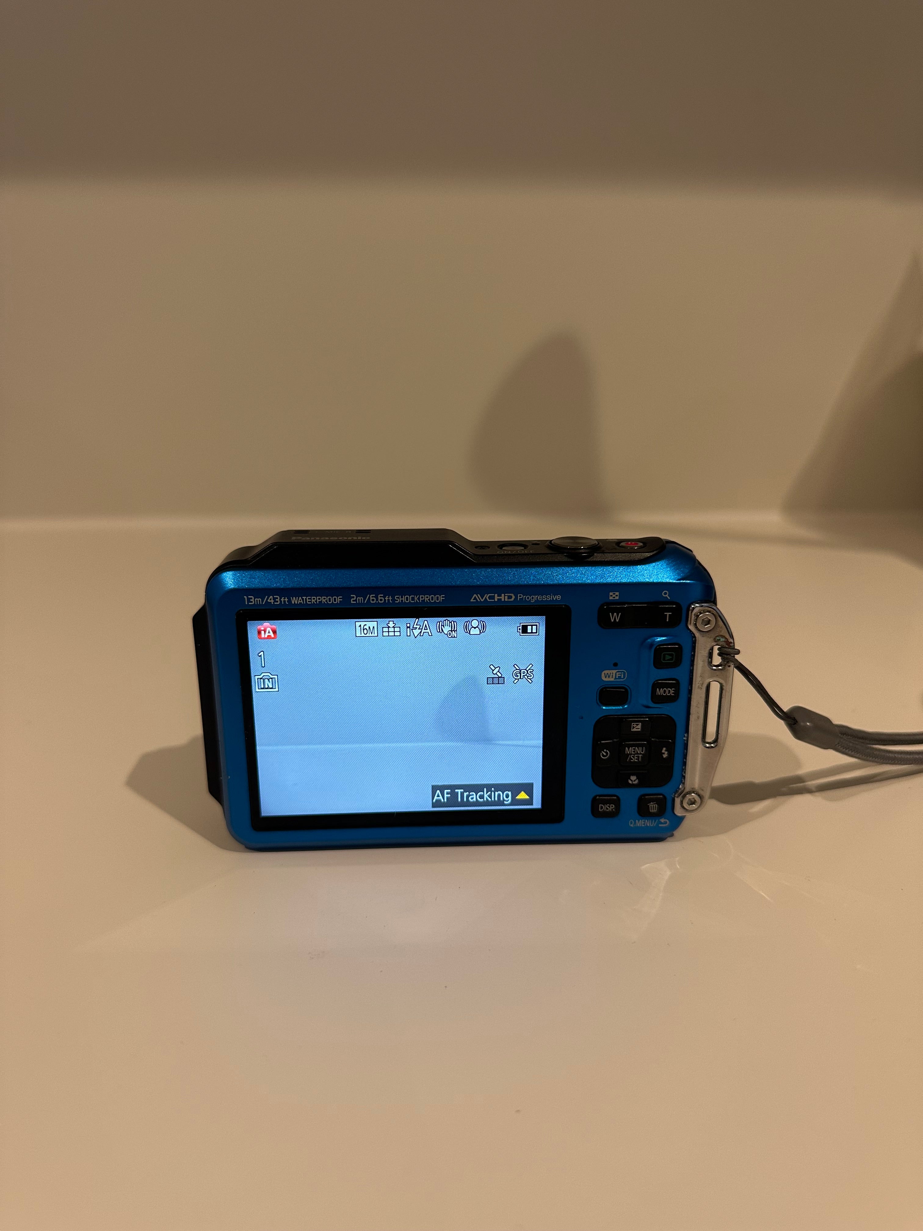 Blue Panasonic Lumix DMC-FT6 – Waterproof 16.1MP Digital Camera