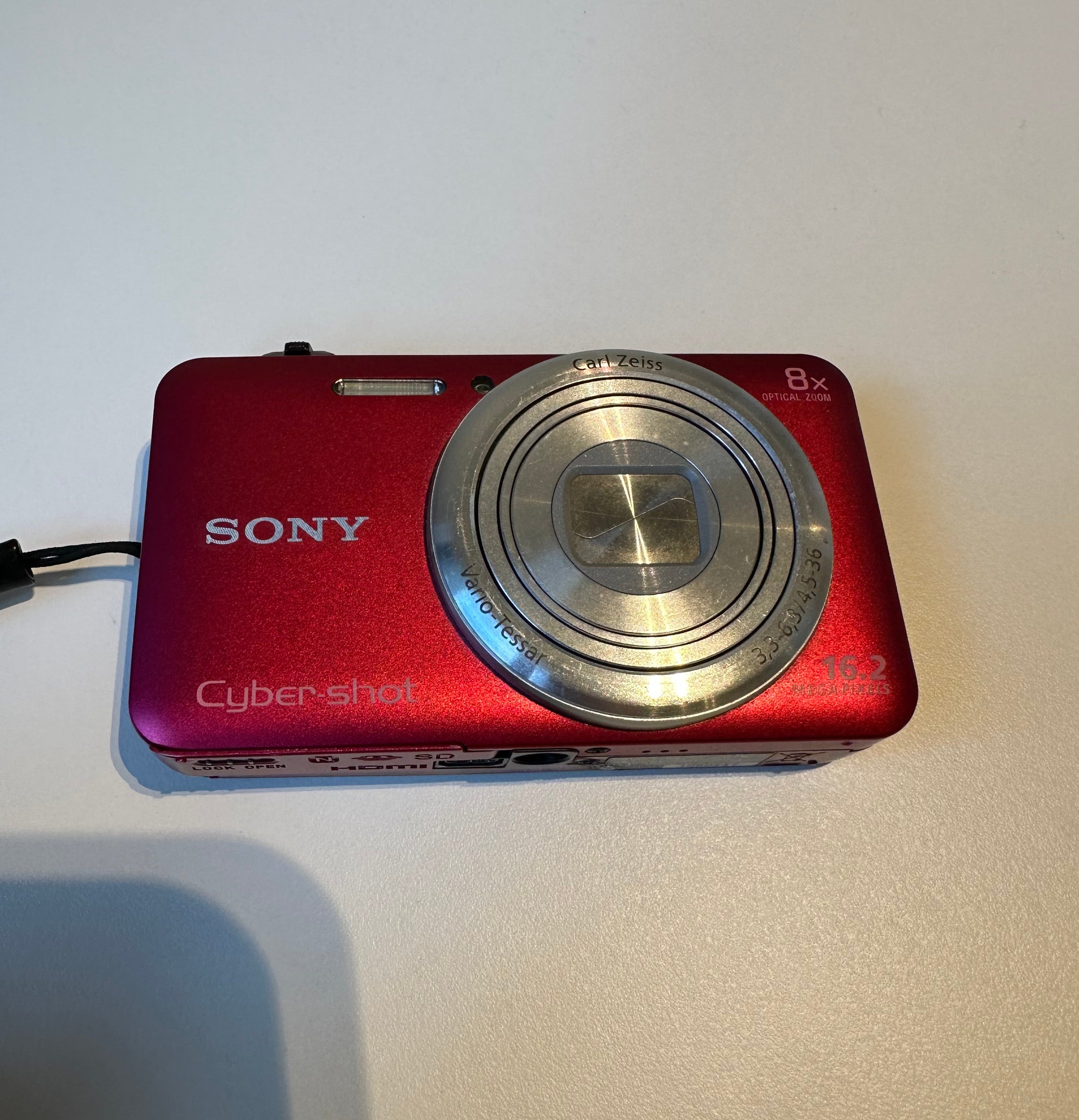 Red Sony Cyber-shot WX80 – 16.2MP 8x Zoom Digital Camera | Zoz Cameras