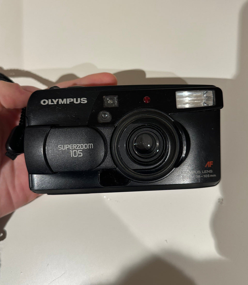 Olympus Superzoom 105 film camera