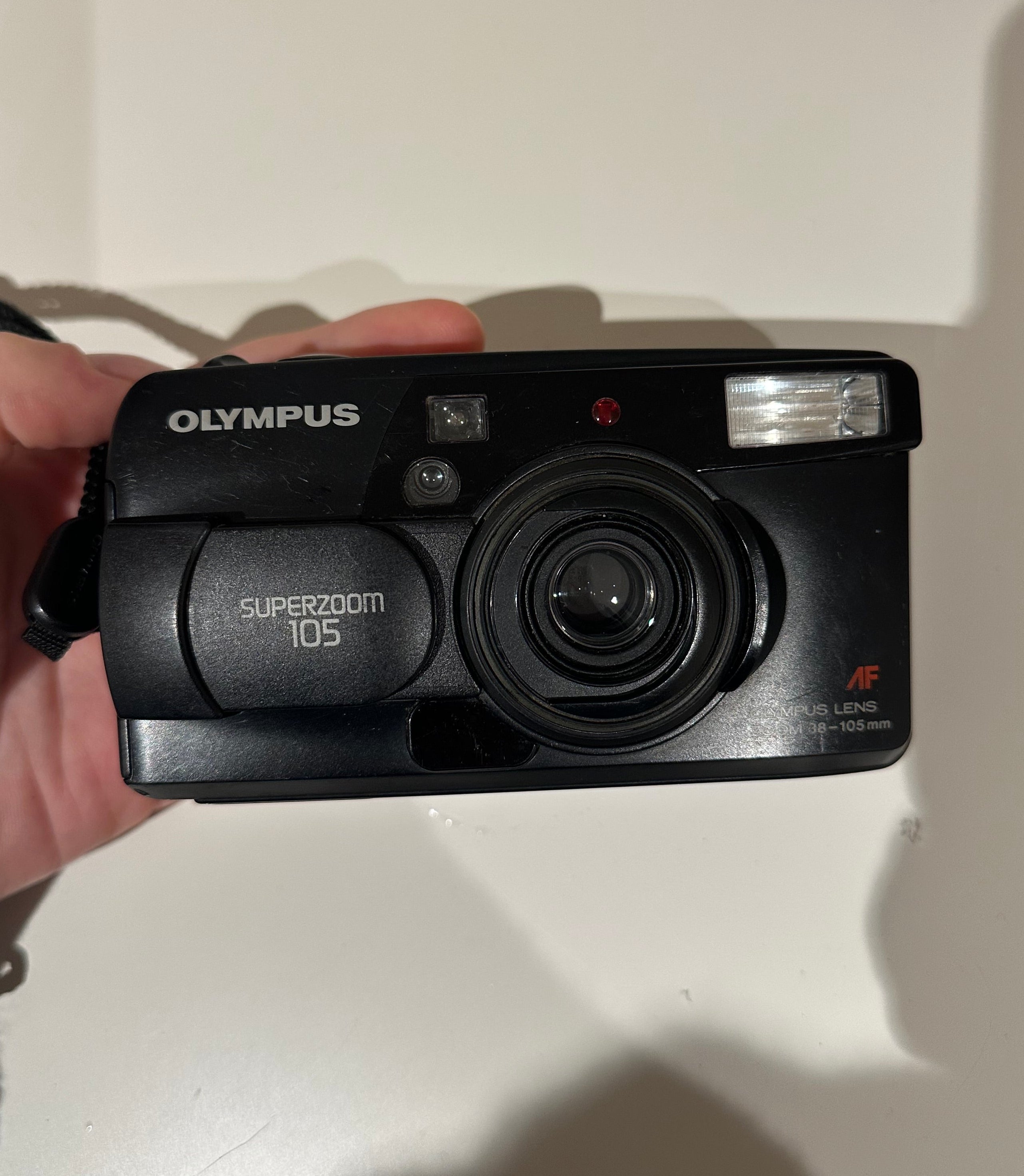 Olympus Superzoom 105 film camera