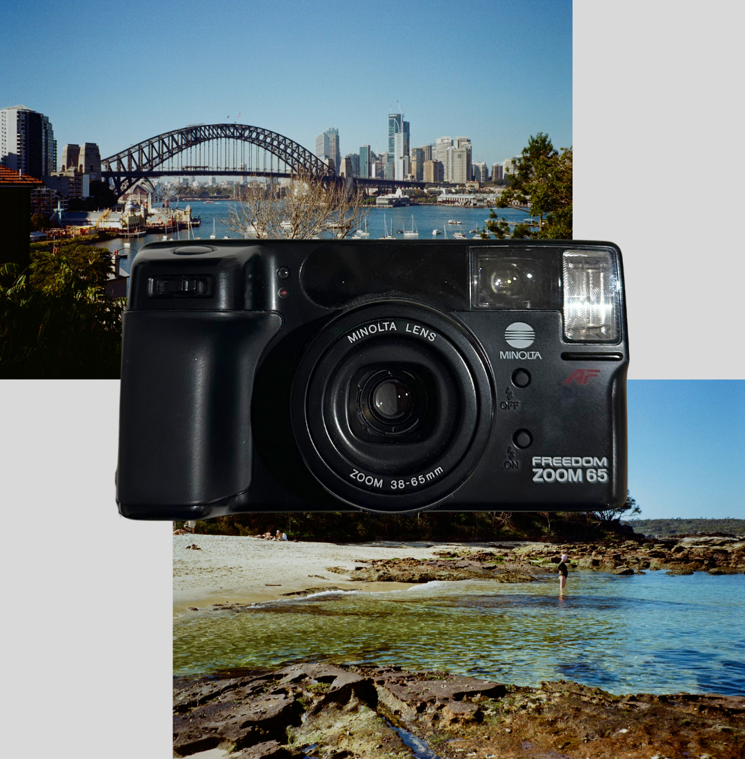 Minolta Freedom zoom 65 film camera