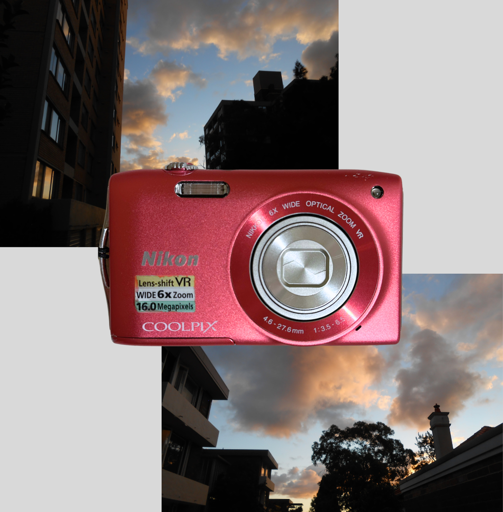 Pink Nikon Coolpix S3300 digital camera