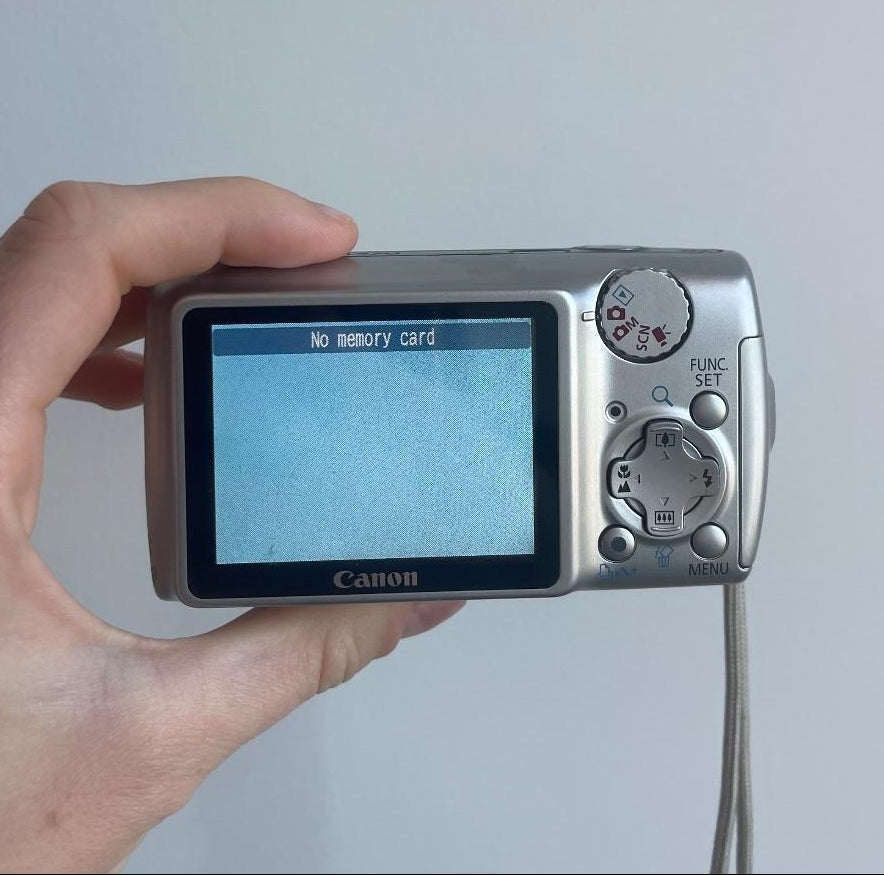 Silver Canon PowerShot A470 – Compact Digital Camera | Zoz Cameras