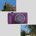 Purple Olympus VR-350 digital camera